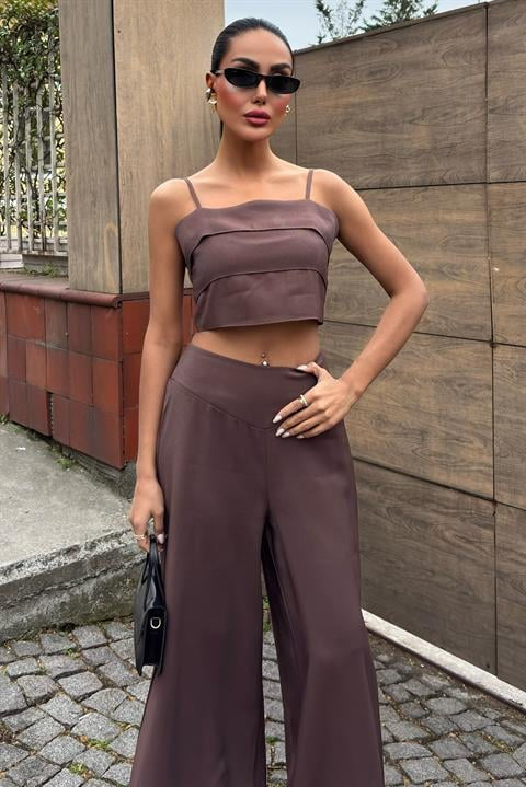 Ensemble marron glacé