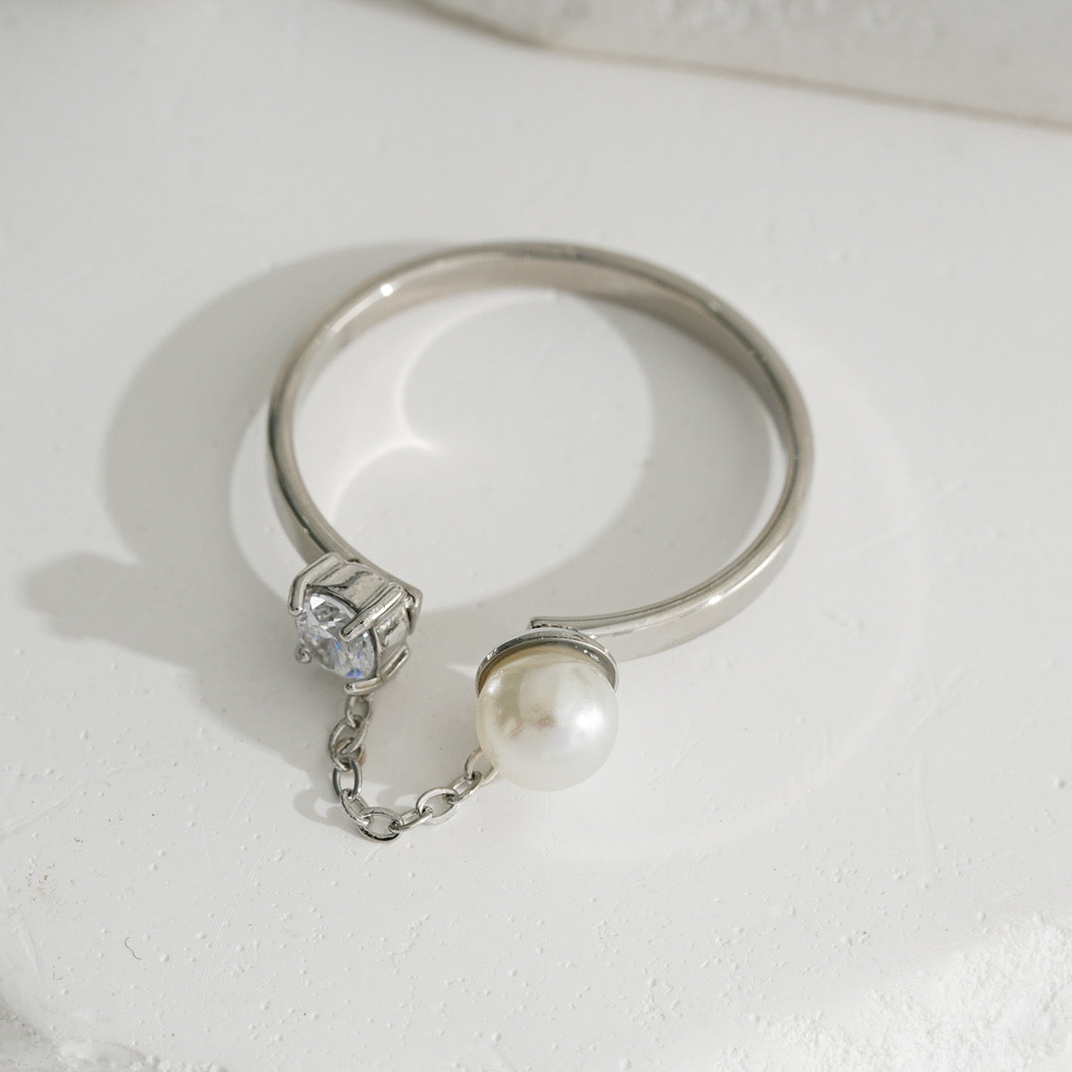 Bague « Alma » Taille unique réglable (100% acier inoxydable)