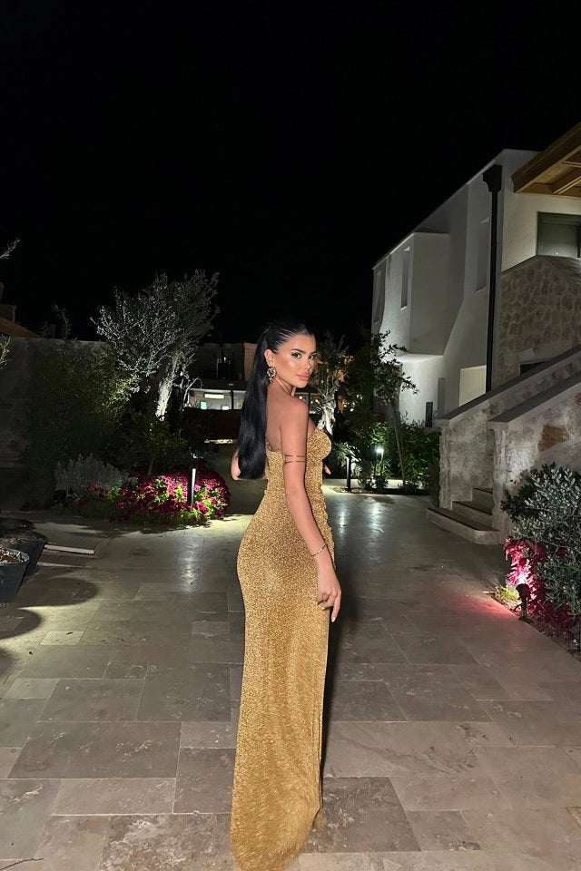 Robe de soirée Gold