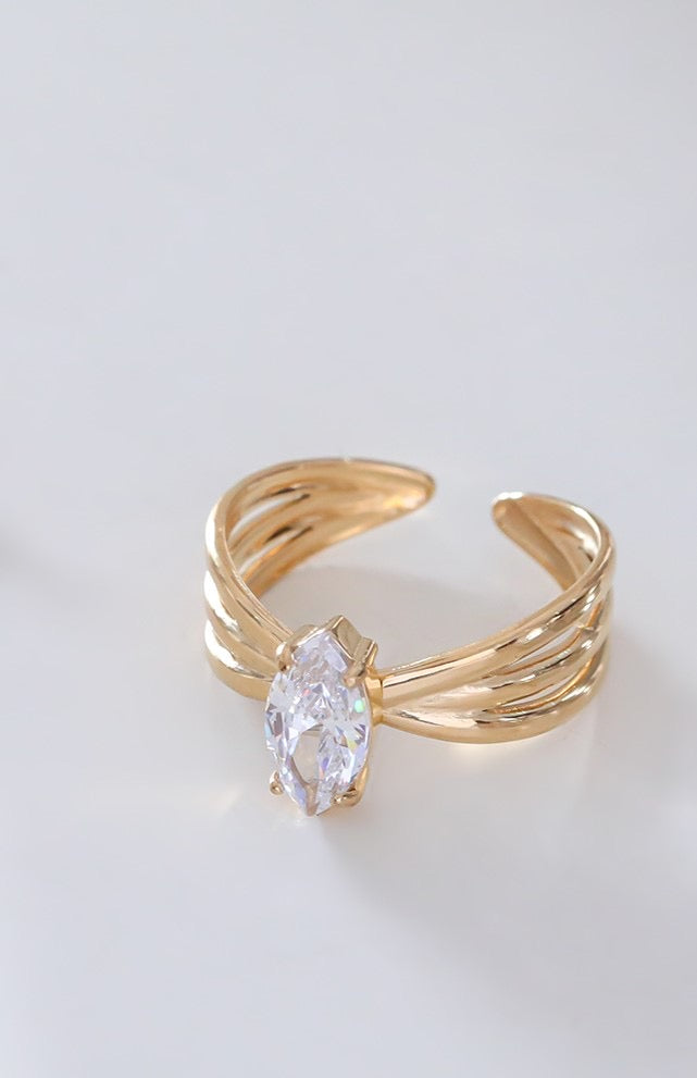 Bague "Esmeralda", deux coloris disponible